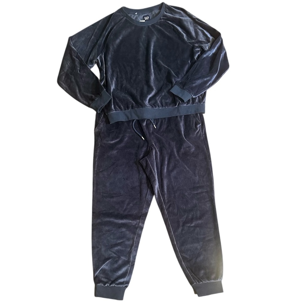 GAP Navy Blue Velour Set
